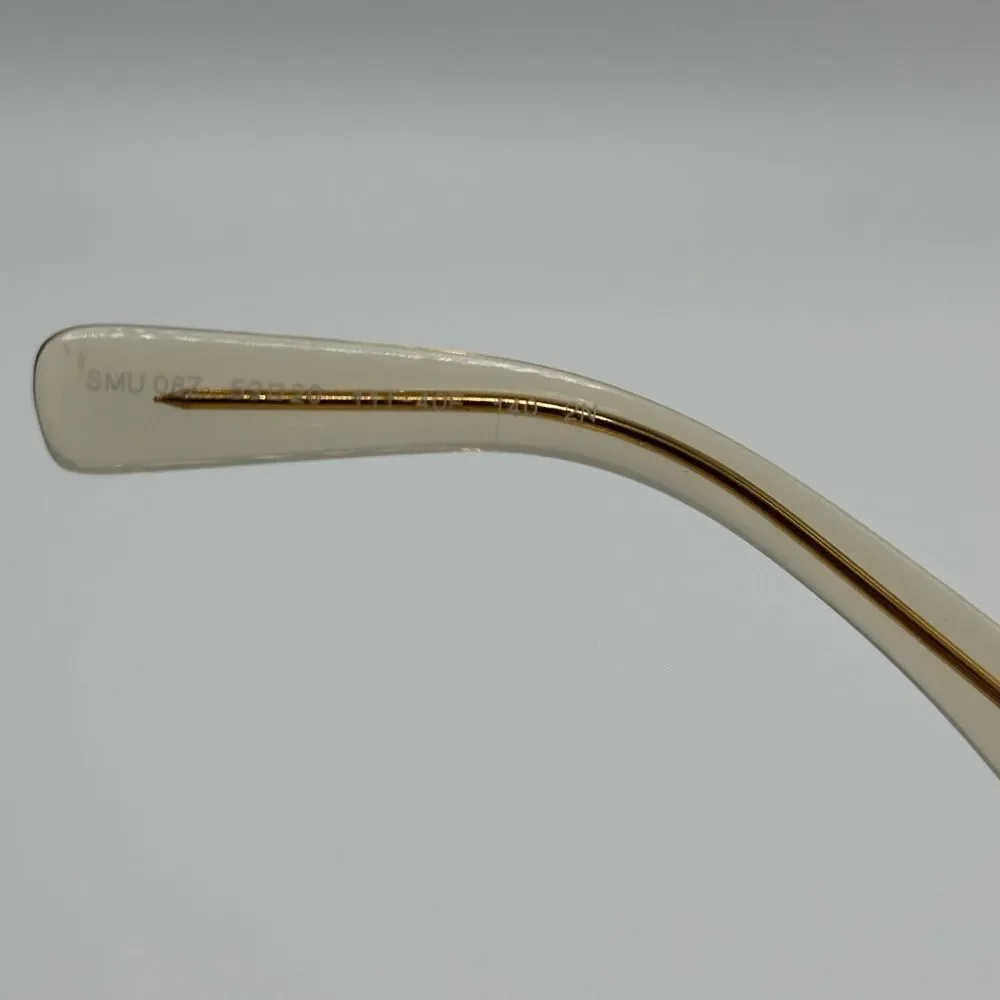 MIU MIU Sunglasses MU08ZS 11T40F Sand Transparent/Dark Brown Women NEW - Picture 6 of 13